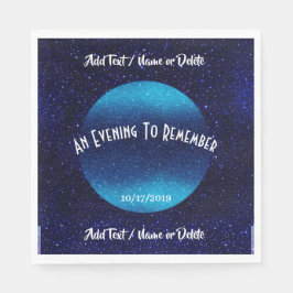 Een avond om zich te herinneren servet