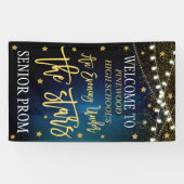 Een avond onder de sterren Dance Prom Banner (Horizontaal)