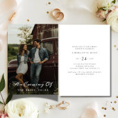 Een avond van bruiloft Modern Vrijgezellenfeest Fo Kaart