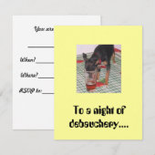 Een avond van de uitnodiging tot het indienen van  (Voorkant / Achterkant)