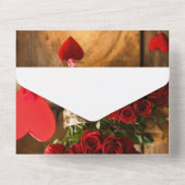 "Een avond van elegantie: je bent uitgenodigd!" All In One Uitnodiging (Achterkant)