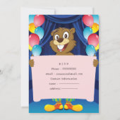 Een avond van Viering"Verjaardag Kaart (Achterkant)