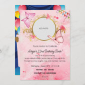 Een avond van Viering"Verjaardag Kaart (Voorkant / Achterkant)