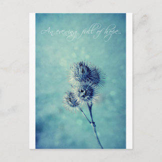 Een avond vol hoop... briefkaart