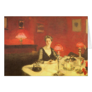 Een avondeettafel van John Singer Sargent