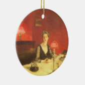 Een avondeettafel van John Singer Sargent Keramisch Ornament (Rechts)