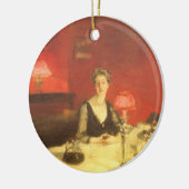 Een avondeettafel van John Singer Sargent Keramisch Ornament (Links)