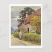 Een avondroddel briefkaart (Voorkant)