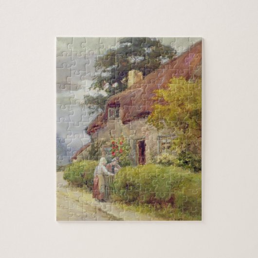Een avondroddel legpuzzel (Verticaal)
