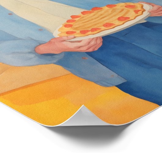 Een avondtaart poster (Hoek)