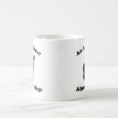 Een avontuur? Alpaca My Bags Coffee Mok (Center)