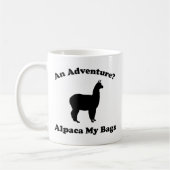 Een avontuur? Alpaca My Bags Coffee Mok (Links)