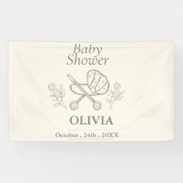 Een Avontuur in de Kinderwagen | Geslachtsneutrale Spandoek