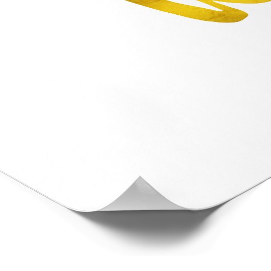 Een avontuur wacht de Goudfaux citaten van de Foli Poster (Hoek)