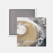 Een Aziatisch storm passeert de Stille Oceaan Magneet (Voorkant / Achterkant)