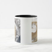 Een Aziatisch storm passeert de Stille Oceaan Mok (Midden)