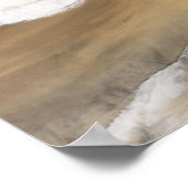 Een Aziatisch storm passeert de Stille Oceaan Poster (Hoek)