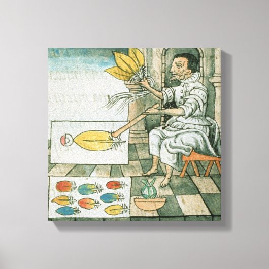 Een Aztec-vetherartisan Canvas Afdruk (Voorkant)