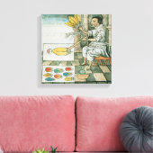 Een Aztec-vetherartisan Canvas Afdruk (Insitu (Woonkamer))