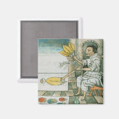 Een Aztec-vetherartisan Magneet (Voorkant / Achterkant)