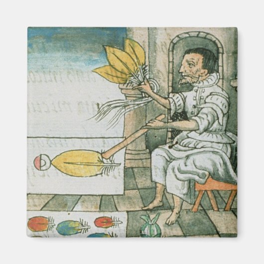 Een Aztec-vetherartisan Magneet (Voorkant)