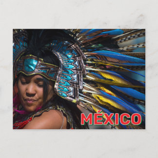 Een Azteekse erfgoeddanser Briefkaart