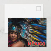 Een Azteekse erfgoeddanser Briefkaart (Voorkant / Achterkant)