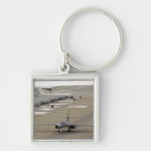 Een B-1B Lancer arriveert bij de Eielson luchtmach Sleutelhanger (Voorkant)