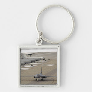 Een B-1B Lancer arriveert bij de Eielson luchtmach Sleutelhanger