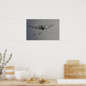 Een B-2-spirietvliegen over de Stille Oceaan Poster (Keuken)