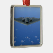 Een B-2-spirietzars door de lucht Metalen Ornament (Rechts)