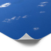 Een B-2-spirietzars door de lucht Poster (Hoek)