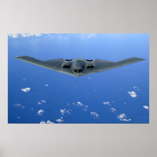 Een B-2-spirietzars door de lucht Poster (Voorkant)