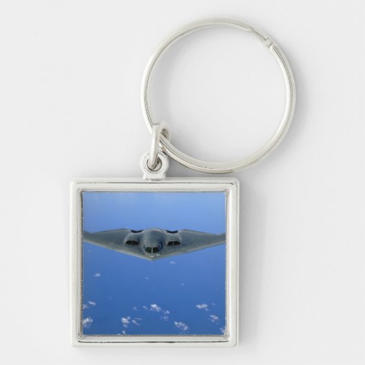 Een B-2-spirietzars door de lucht Sleutelhanger (Voorkant)