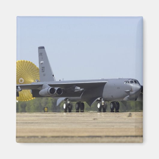 Een B-52 Stratofort stelt zijn belemmeringsgeluid Magneet (Voorkant)