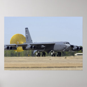 Een B-52 Stratofort stelt zijn belemmeringsgeluid  Poster