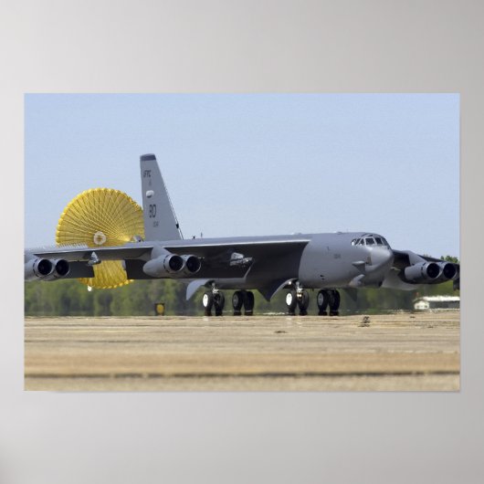 Een B-52 Stratofort stelt zijn belemmeringsgeluid  Poster (Voorkant)