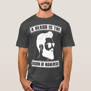 Een baard is de bacterie van manilerige Mannen vol T-shirt