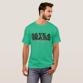 Een baard opslaan t-shirt (Voorkant volledig)