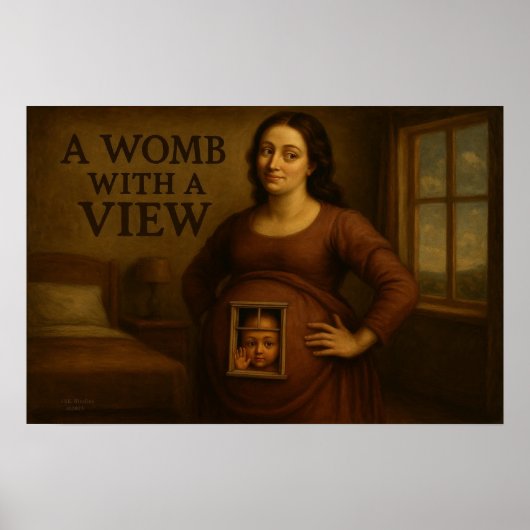 Een baarmoeder met een Uitzicht – Renaissance Edit Poster (Voorkant)