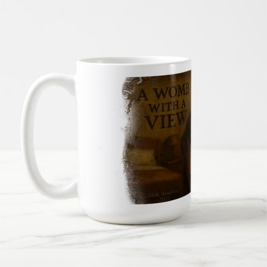 Een baarmoeder met een Uitzicht – Renaissance Mok  (Links)