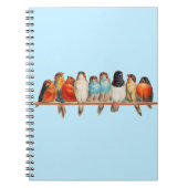 Een baars van vogels - Hector Giacomelli Notitieboek (Voorkant)