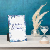 Een Baby bloeit om te douchen of te strooien Fotoplaat (Zijkant)