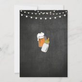 Een Baby Boy Brouwen Douche Beers Blauw Krijt Uitn Kaart (Achterkant)