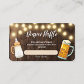 Een Baby breekt Baby shower luierspoelKaart Informatiekaartje (Voorkant)