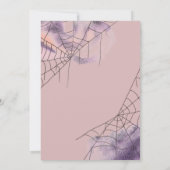 Een Baby breekt | Cute Halloween Baby shower Kaart (Achterkant)