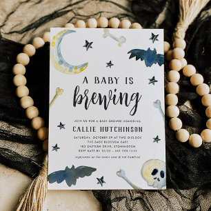 Een Baby breekt Cute Halloween Baby shower Kaart