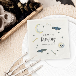Een Baby breekt   Cute Halloween Baby shower Servet