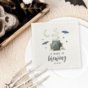 Een Baby breekt   Cute Halloween Baby shower Servet