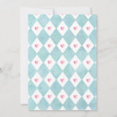 Een Baby breekt de Baby shower van de Tea Partij r Kaart (Achterkant)